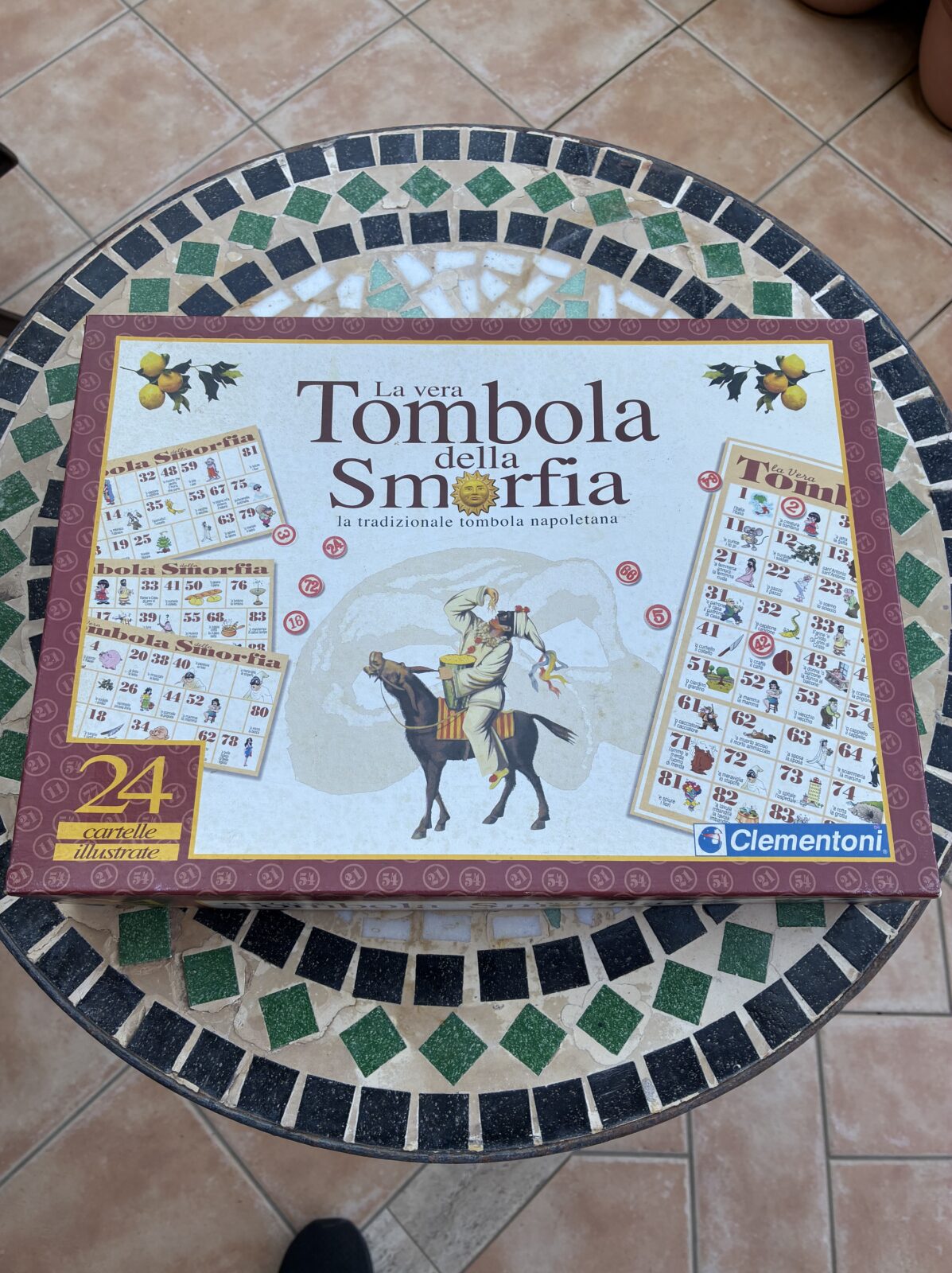 Tombola originale della smorfia napoletana